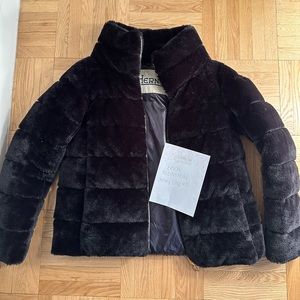 Herno Faux Fur Teddy Puffer